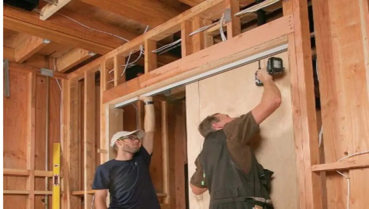 Interior Pocket Door Frame Repair for Doors That Stick or Fall Off Track